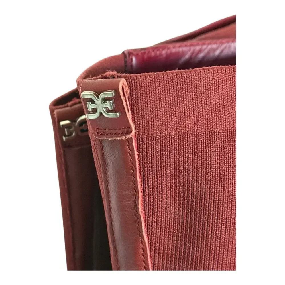 Sam Edelman Women's Natasha High Red Knee High Boot Burgundy 7.5 NWT